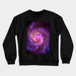 Pink Cosmo Owl Crewneck Sweatshirt